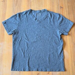 Men's J. Crew Faded Blue V-Neck T-Shirt